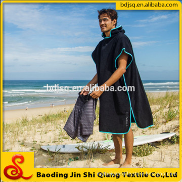 100% Cotton Hooded Beach Towel Surf Poncho, Hooded Towel for Adults